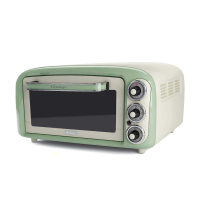Ariete Vintage Vert - Four &eacute;lectrique statique - 18L 1380W
