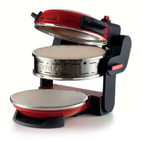 Ariete Pizzeria Rosso 0927/00 - Four à pizza double électrique - Pierre réfractaire