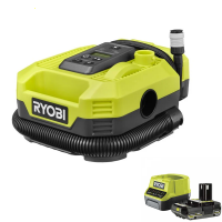 Ryobi RMI18-0 - Compresseur portable &agrave; batterie - 18V - 2Ah