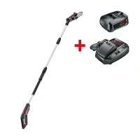 AL-KO Comfort CSA 1820 - Perche &eacute;lagueuse t&eacute;lescopique &agrave; batterie - 18V/2,5Ah