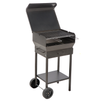 Mille Doriano Small - Barbecue &agrave; charbon en fer artisanal - 47,5x37&nbsp;cm