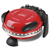 G3 Ferrari Delizia Rouge - Four &agrave; pizza &eacute;lectrique - Pierre r&eacute;fractaire