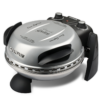 G3 Ferrari Delizia Silver - Four &agrave; pizza &eacute;lectrique - Pierre r&eacute;fractaire