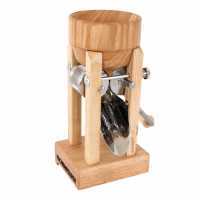 Eschenfelder e1210 150g - Floconneuse manuelle de table en fr&ecirc;ne avec rouleaux en acier inoxydable