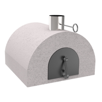 Edilmark FR 1600 - Four &agrave; bois encastrable avec plan de cuisson 86x84 cm