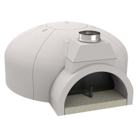 Edilmark FP 120N - Four &agrave; bois encastrable avec plan de cuisson &Oslash; 120 cm - Capacit&eacute; cuisson 8 pizzas