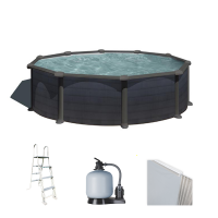 Gre Granada Ronde &Oslash;460 x 132 cm - Piscine hors sol en acier
