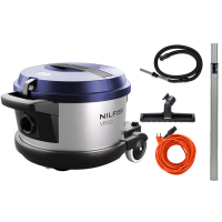 Nilfisk VP 930 Eco Pro Hepa Blu HF EU - Aspirateur ULTRA silencieux - Bidon en acier de 15 L - 760W