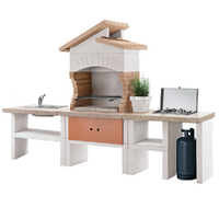 Palazzetti Cordoba 2 - Cuisine d'ext&eacute;rieur en ma&ccedil;onnerie