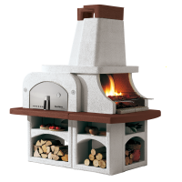 Palazzetti Parenzo - Barbecue en ma&ccedil;onnerie avec four