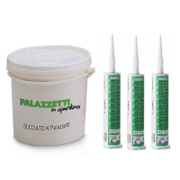 Kit montage barbecue Palazzetti - Peinture au quartz + colle