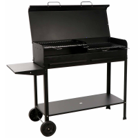 Seven Italy Polifemo Big - Barbecue &agrave; charbon en fer artisanal - 2x 47,5x37 cm
