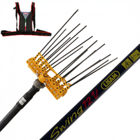 Lisam Swing - Peigne vibreur électrique à batterie - Perche fixe - 240 cm - Batterie 12V 56Ah