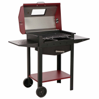 Seven Italy Eliseo Medium - Barbecue &agrave; charbon en fer artisanal - 57,5x37&nbsp;cm