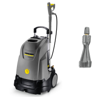 PROMO Karcher Pro HDS 5/15 U eco!Booster - Nettoyeur haute pression eau chaude professionnel - 150 bar - 450 l/h