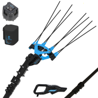 Campagnola Icarus V1 ECO Plug-in - Perche en carbone de 150-220 cm - Peigne vibreur &eacute;lectrique &agrave; batterie- 21V 5Ah
