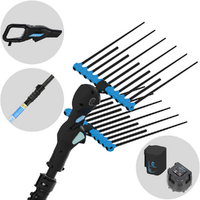 Campagnola Alice STAR ECO Plug-in - Perche en carbone - 245 - 330 cm - Peigne vibreur &eacute;lectrique - 21.6V 5Ah