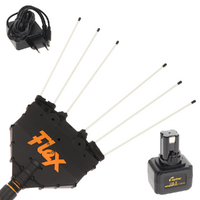 Oliviero Flex BCT Domestic Cordless - Peigne vibreur avec batterie au lithium - Perche en aluminium fixe 220-320cm - 14.4V 7.5Ah