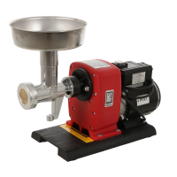 New O.M.R.A Ecoline OM-4740 - Extrudeuse - Machine &agrave; p&acirc;tes avec moteur &eacute;lectrique 370W