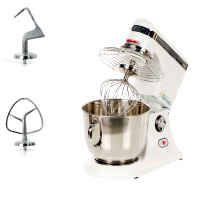 Euromech EPM 5 - Batteur m&eacute;langeur plan&eacute;taire &agrave; vitesse variable - Cuve en inox 5L