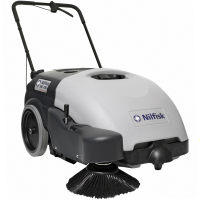 Nilfisk SW750 - Balayeuse autotract&eacute;e &agrave; batterie avec bac de ramassage 12V - 46Ah