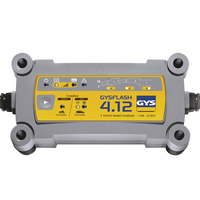 GYS Flash 4.12 - Chargeur et mainteneur de charge automatique - Batteries 12 V de 1,2 &agrave; 90 Ah