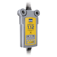 GYS Flash 1.12 - Chargeur et mainteneur de charge automatique - Batteries 12 V de 1,2 &agrave; 32 Ah