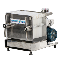 Tellarini CrystalPro jet 10 - Filtre pour vin &agrave; plaques - Pompe &oelig;nologique pour filtrer le vin