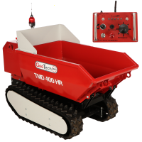 GeoTech-Pro TMD 400 HR - Brouette &agrave; batterie radiocommand&eacute;e - Basculement hydraulique - 48V 15Ah