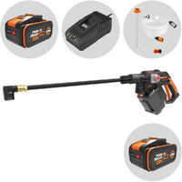 Worx Nitro HydroShot WG633E - Pistolet nettoyeur haute pression &agrave; batterie - 20V/4Ah