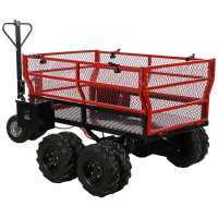 GeoTech-Pro E-Truck 600 - Chariot-remorque &eacute;lectrique &agrave; batterie 48V 15Ah
