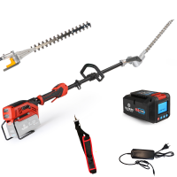 Blue Bird PHT 23-54 - Taille-haie &agrave; batterie sur perche de rallonge - 50,4 V/5 Ah