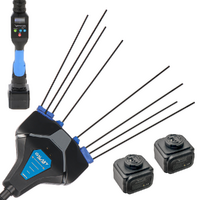 VESCO GALAXY XR21F.1 - Peigne vibreur &agrave; batterie au lithium - Perche fixe 250 cm - 2x 21,6 V 4,5 Ah