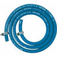 Tuyau haute pression avec colliers de serrage pour attelage au groupe régulateur 120 cm - 16
