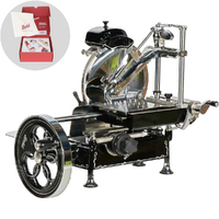 Berkel B2 Noire - Trancheuse &agrave; volant - Lame en acier chrom&eacute; de 265 mm