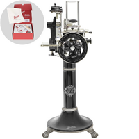 Berkel B2 Noir - Trancheuse &agrave; volant avec pi&eacute;destal - Lame en acier chrom&eacute; de 265 mm
