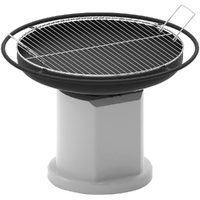 Palazzetti Efesto 60 - Barbecue &agrave; bois et &agrave; charbon en ma&ccedil;onnerie