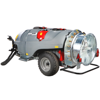 Atomiseur tra&icirc;n&eacute; Gray T Car 1500/80 avec attelage pour tracteur pour pulv&eacute;risation - Capacit&eacute; 1500L - Pompe AR1064