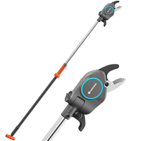 Gardena StarCut Pro S - Coupe-branches sur perche fixe de 160cm - &Oslash; 32 mm