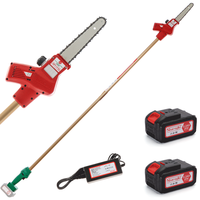 Sbaraglia Ares 21V - &Eacute;lagueuse &agrave; batterie sur perche de rallonge - 2x 21V/5,2Ah