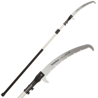 Castellari PO35PRO+ATO2 - Scie &agrave; dents en &laquo; U &raquo; sur perche ovale en aluminium - 150-240 cm - Lame de 35 cm