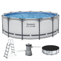 Bestway Steel Pro max 5618W - &Oslash;396x122 cm - Piscine ronde
