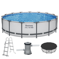 Bestway Steel Pro max 56488 - &Oslash;457x107 cm - Piscine ronde