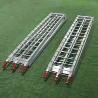 Couple de rampes de chargement 310 cm pliables en aluminium pour autoport&eacute;e, quad, etc...