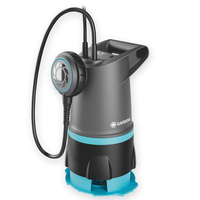 Gardena 20000 BASIC - Pompe &eacute;lectrique submersible 2 en 1 pour eaux claires et sales - Flotteur int&eacute;gr&eacute;
