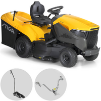 Stiga Estate 798 - Tracteur Tondeuse - Transmission hydrostatique - Bac de ramassage - Mulching