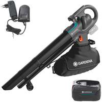 Gardena PowerJet Collect 18 P4A - Souffleur aspirateur &agrave; batterie - 18 V 4 Ah
