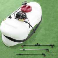 GeoTech CZ60C - Cuve de pulv&eacute;risation pour tracteur tondeuse - Pompe 12V - 60L