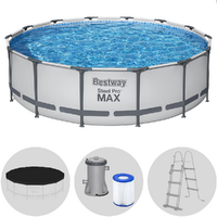 Bestway Steel Pro max 56950 - Ø427x107 cm - Piscine ronde pour 7-8 personnes
