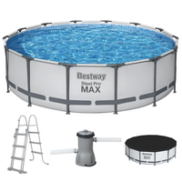 Bestway Steel Pro max 56950 - &Oslash;427x107 cm - Piscine ronde pour 7-8 personnes
